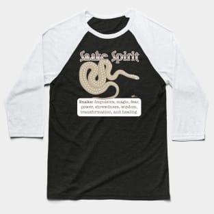 Spirit Animal-Snake Baseball T-Shirt